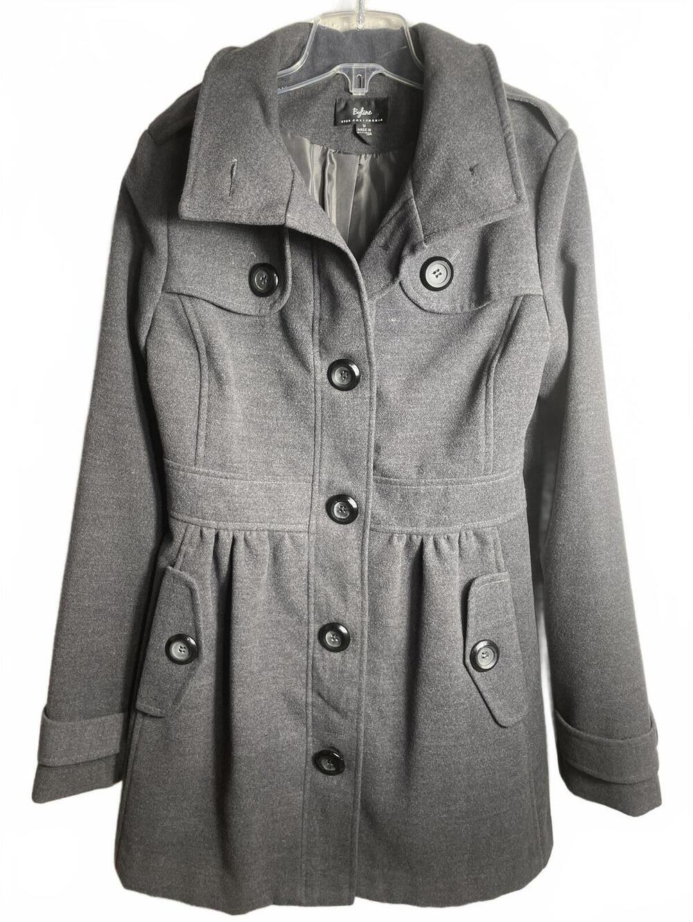 Byline Byer California Pea Coat Women's Small Whimsigoth - Picture 3 of 7
